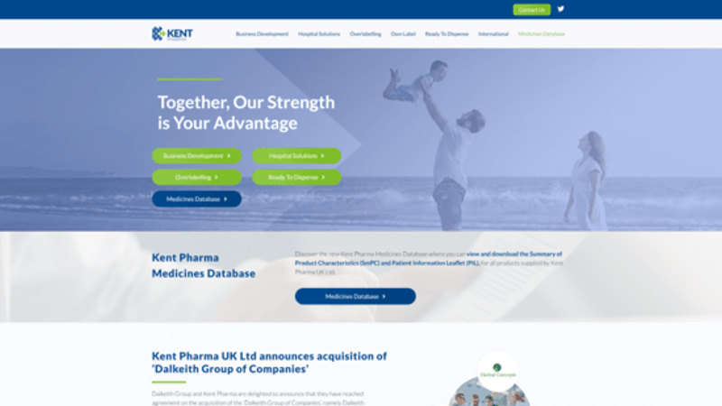 Kent Pharm Website